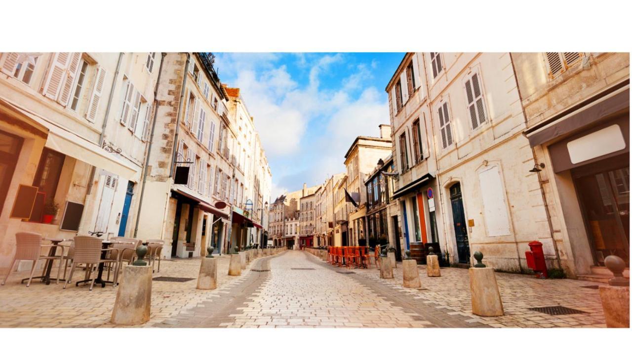 Appartement Tout Confort En Mezzanine A 20Mn A Pied Du Centre-Ville Avec Tv Et Wifi La Rochelle  Exterior photo